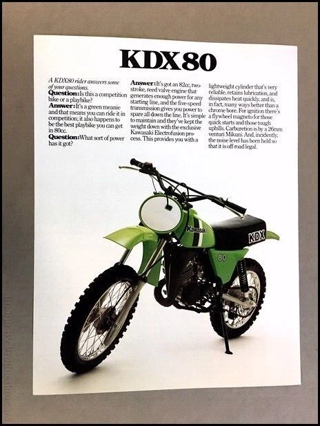 1980s kawasaki dirt sale bikes