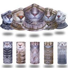 Halloween 3D Animal Pattern Explosion Scarf Mask Cover Hood for Party Cosplay US