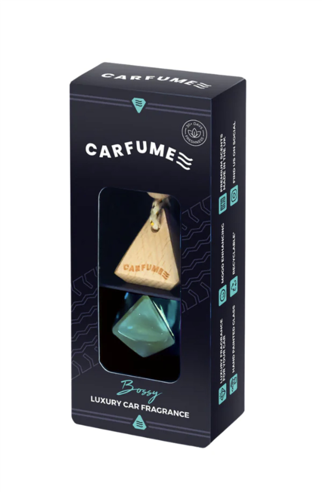 Car Fume Diffuser Air Freshener Bossy Hanging Odour Eliminator For Car Home