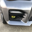 FOR 14-24 Infiniti Q50 Q50S Fog Light YELLOW Precut Vinyl Tint Overlays JDM