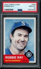 2023 Topps Living Set #590 Robbie Ray PSA 10 Gem Mint SP Short Print 76021090