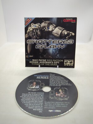 Shattered Galaxy Computer Games Magazine #133 Demo Disc RARE