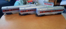 Lionel Santa Fe Observation Car 16060 + Pullman 16057 + Pullman 16055