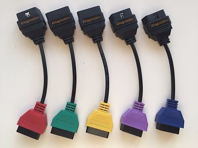 5 Diagnosekabel Adapter Motorairbag ABS Alfa Fiat Multiecuscan Fiatecuscan