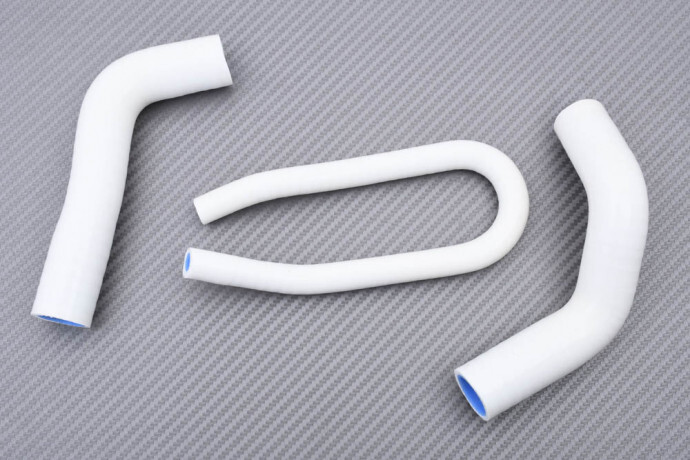 Kit durites de radiateur blanc pour Kawasaki ER6N 2005-2008