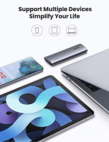 UGREEN M.2 NVMe SSD Enclosure, USB 3.2 Gen 2 10Gbps NVMe External Enclosure - 第 5/5 張圖片