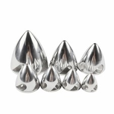 Hilandero de aluminio 1,5/2/2,5/3/4/4,5 pulgadas 4 hojas cono de hélice para modelo de avión RC