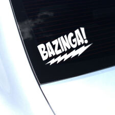 Bazinga Big bang funny car sticker decal JDM jap drift vw euro dub car sticker