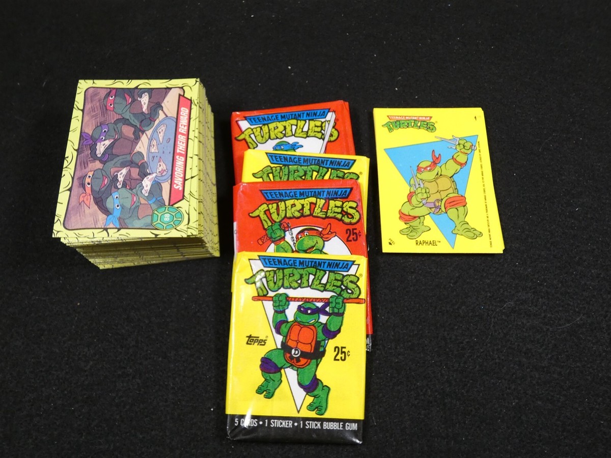 1989 Topps Teenage Ninja Mutant Turtles Trading 88 Card 11 Sticker