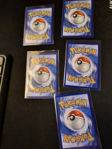lotto 5 carte pokemon ITA ENG COME DA FOTO NM - Foto 2 di 2