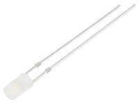 2X OSM5DK3HE2B Led 3 Mm Warmweiß 750-1120Mcd 140° Front: Flach 2700-3200K Optosu