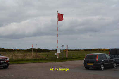 Foto 12x8 Fort George: Feuerplatz Flagge Die rote Flagge ist oben bedeutet Firi c2016