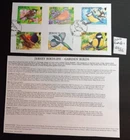 GB Jersey 2007 Commemorative Stamps~Birdlife 1~Set~VFU~on piece~ex fdc