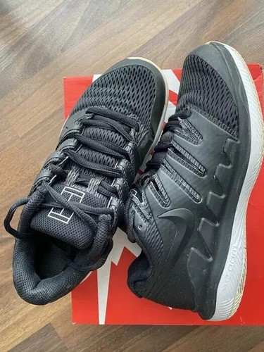 FEDERER Nike Air Zoom Vapor X HC Black AA8030-010 - US Size 4 - Picture 2 of 5
