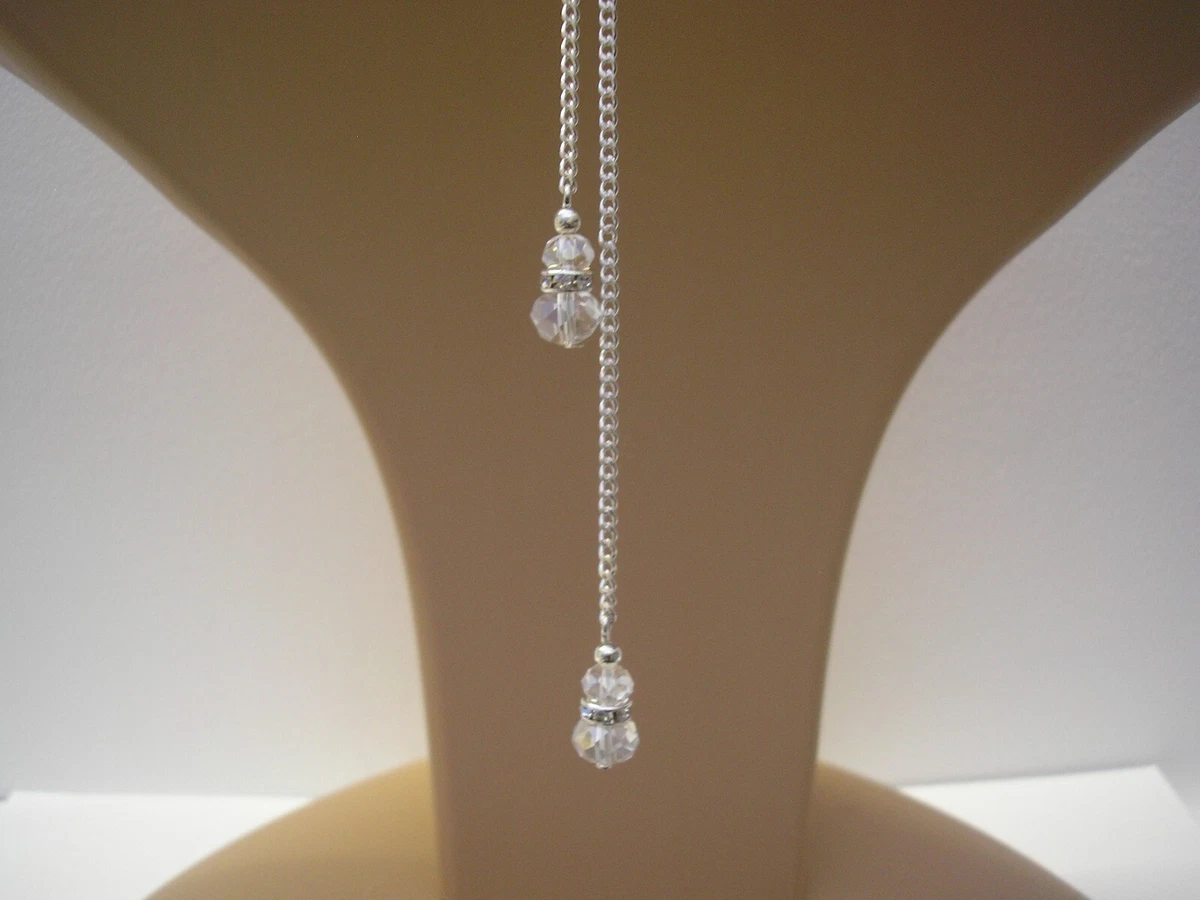 Diamante back drop necklace shop