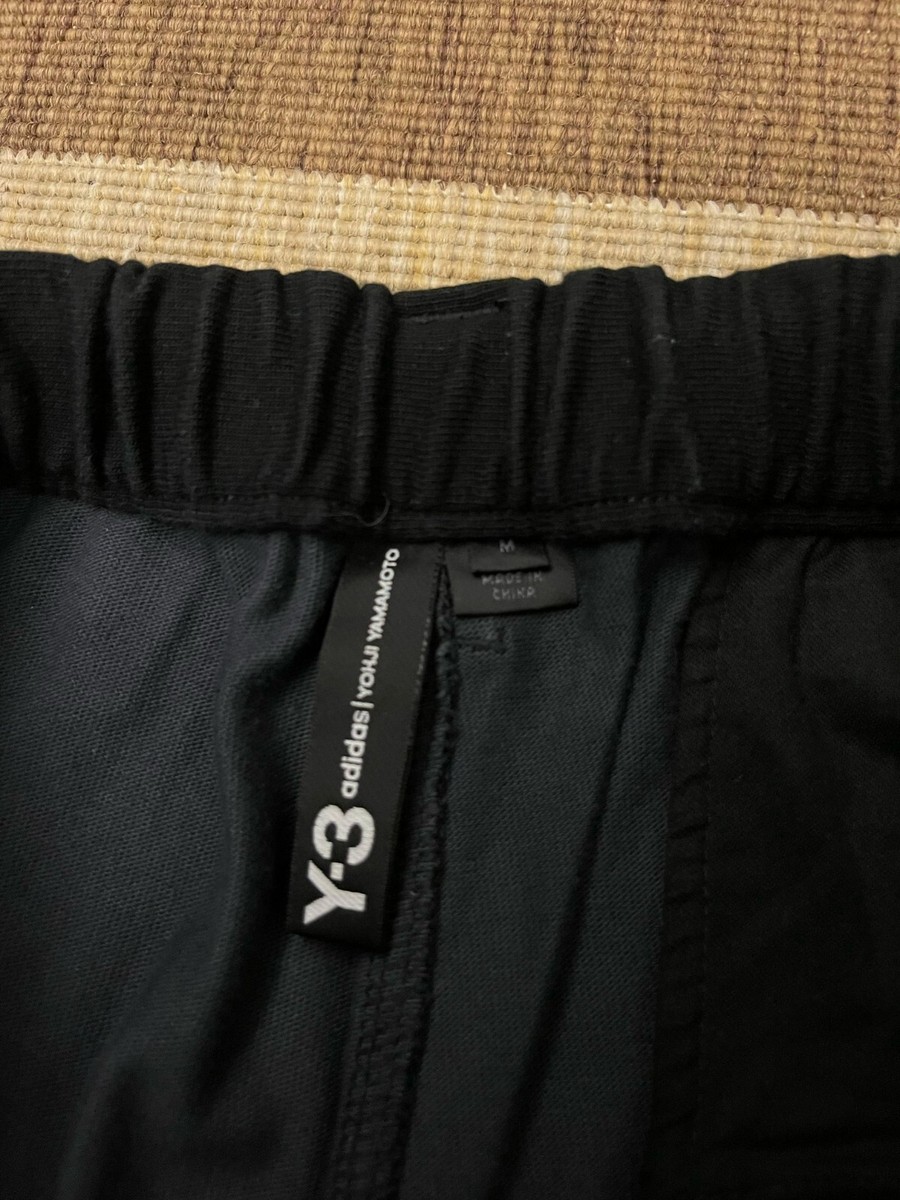 Y-3 サルエル ショート Yohji Yamamoto sft adidas Y-3 YOHJI YAMAMOTO adidas M Black Drop crotch cotton Sarouel