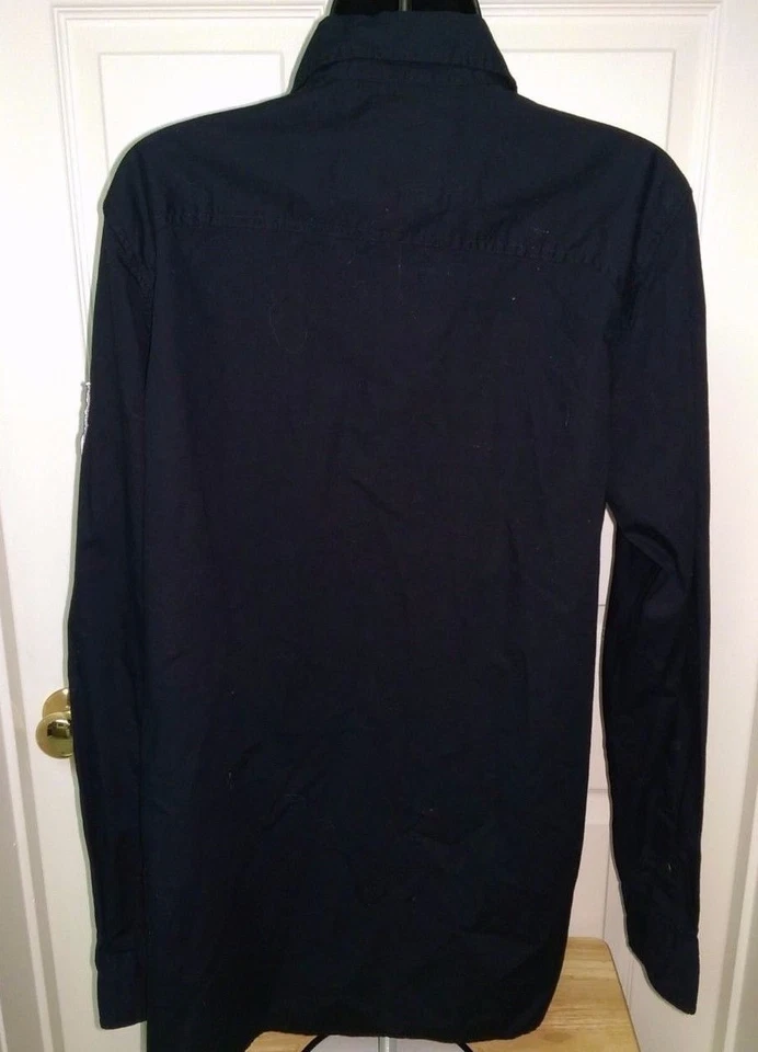 Company 81 Mens Shirt Size M Medium Black White - Image 4 of 4