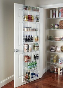 Over The Door Organizer Storage Wire Rack Wall Kitchen Pantry