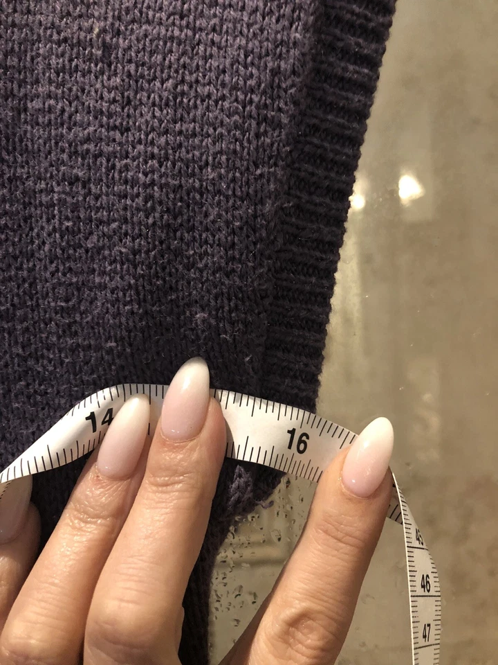 Anthropologie Sparrow Gray Angora Blend Knit Sweater Dress Size Small S - Image 4 of 4