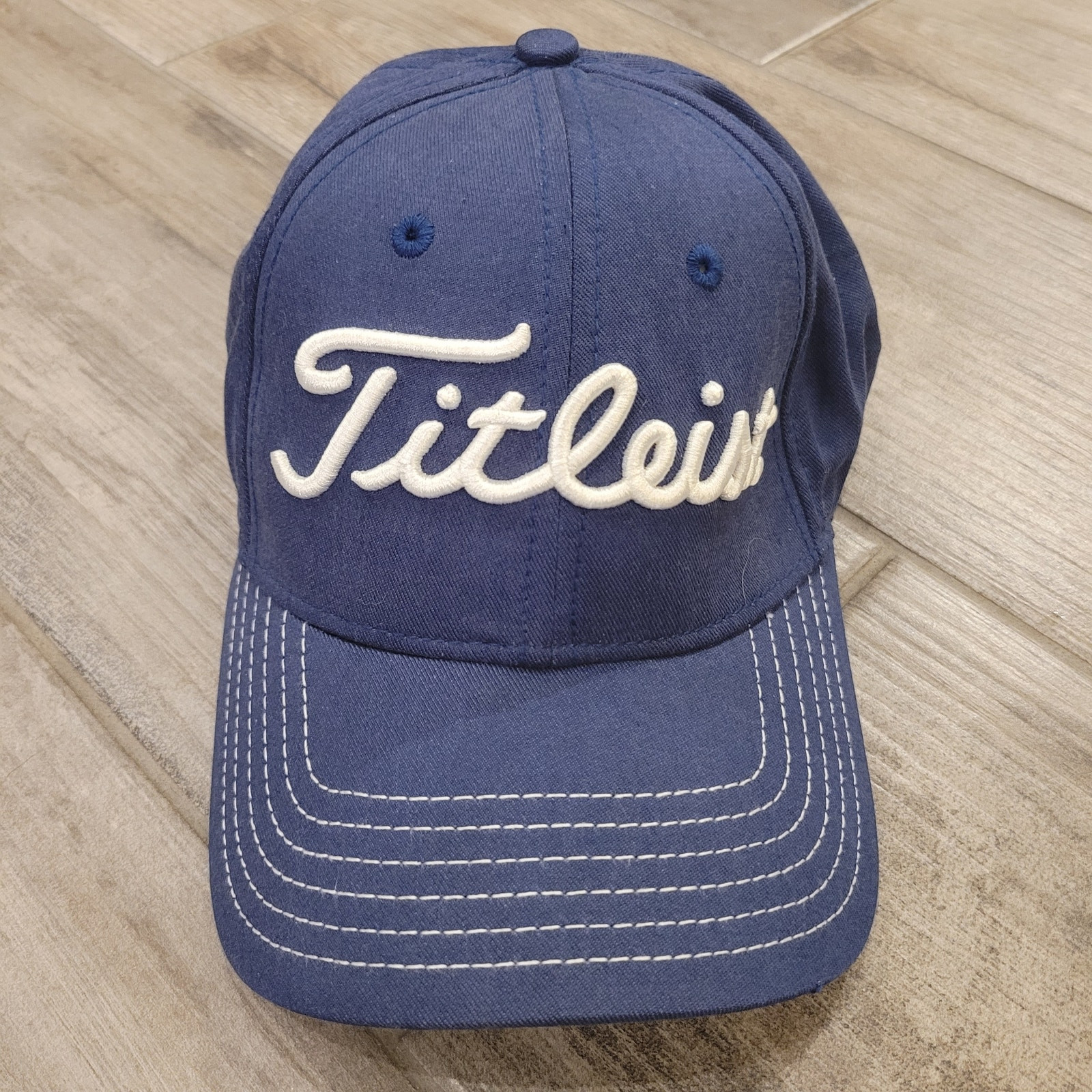 Titleist FootJoy Baseball Hat Cap Blue Embroidered Adjustable New Era Golf Logo