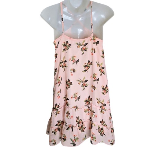 Abercrombie and Fitch Womens Sleeveless Dress Small Floral Tiered Cottagecore - Picture 6 of 8