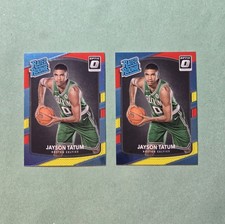 Jayson Tatum 2017-18 Donruss Optic Rated Rookie RC #198 Red & Yellow | Celtics