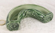 Wade posy uchwyt zakrzywiony kłoda zielony wazon układanie kwiatów retro