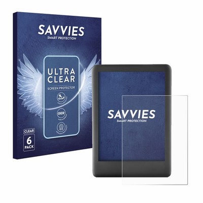 6x Schutzfolie für Amazon Kindle 2019 (10. Gen.) Display Schutz Folie