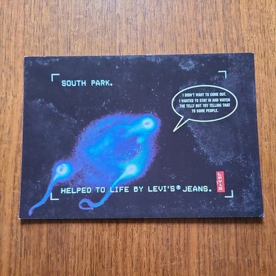 Werbepostkarte: Levi's South Park Sky One. Unbespielt. 