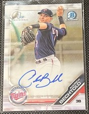 2019 1st Bowman Chrome Auto ANDREW BECHTOLD - Minnesota Twins