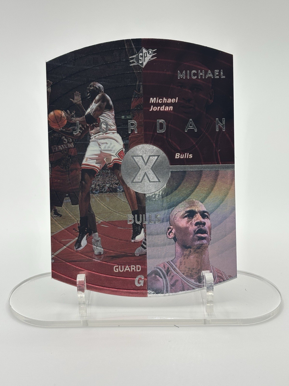 1997-98 Upper Deck SPx Michael Jordan #6 Chicago Bulls Basketball Card