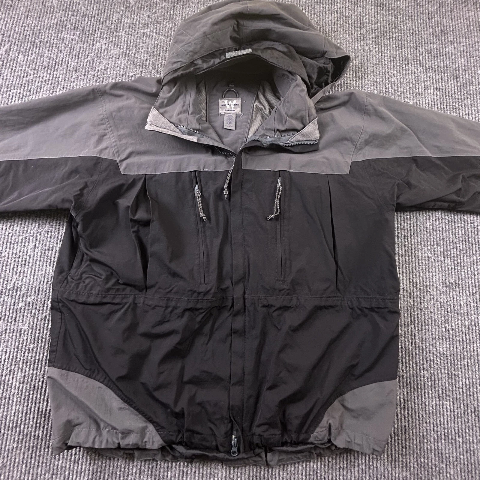 White Sierra Mens XXL Waterproof Breathable Jacket Full Zip Parka Hoodie Coat