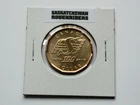 New Listing2010 CANADA CFL Saskatchewan Roughriders Coin - $1 Loonie - AU+ lustre