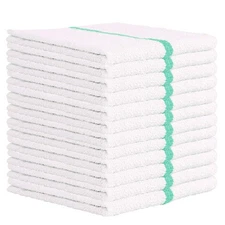 Nabob Wipers Kitchen Bar Mop Terry Towels 12 Pack - 100% Cotton - Size 14x17 ...