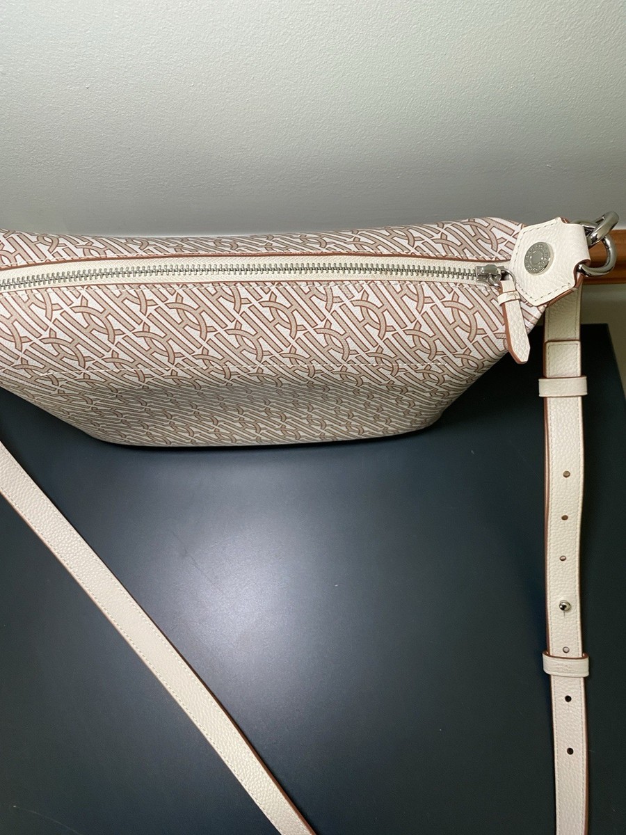 Cole Haan Neutral Brown Monogram Minimalist Crossbody Bag Chic Grand Series View 5
