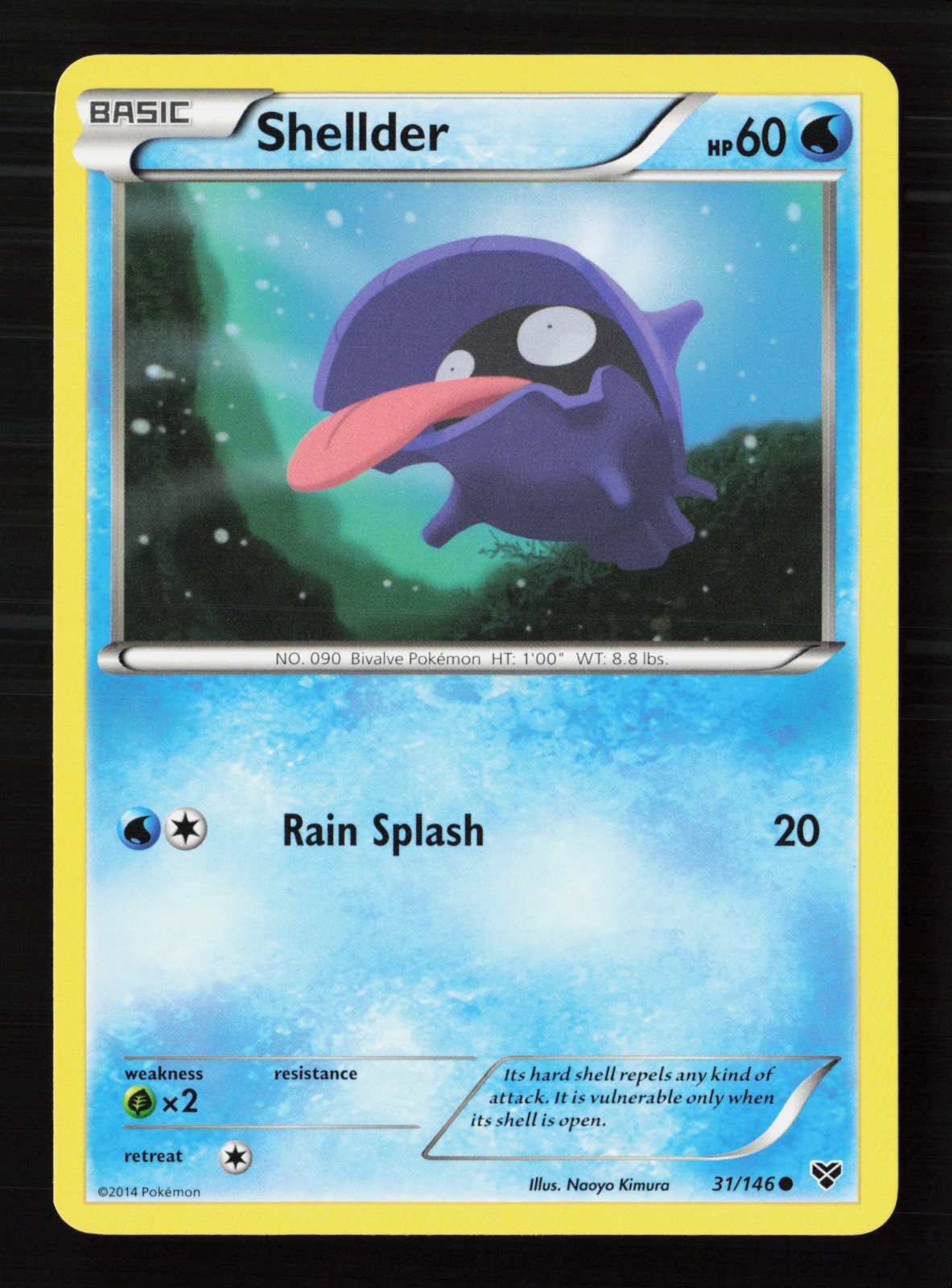 Shellder 31/146 Pokemon TCG XY Base Set MP