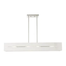 Livex Lighting - Soma - 4 Light Linear Chandelier in Contemporary Style - 8