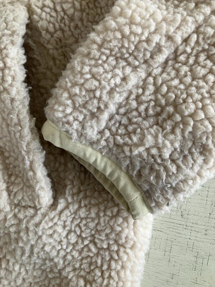 NBA 纽约尼克斯 Passion Forever Sherpa 休闲风衣米色 M 官方 — 第 3/4 张图片