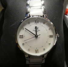 Richter & Söhne Damenuhr Keramik Edelstahl mit 8 Diamanten 1016903