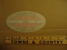 Hamilton Standard Propellers reverse for glass bumper sticker