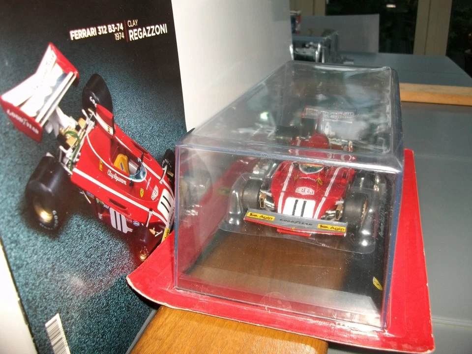 Collection F1 au 1/24 N°32 les Grandes Ferrari 312 B3-74 Regazzoni  1974 + revue - Photo 2/3