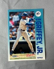 Ken Griffey Jr M's Baseball Card by Fleer 92 4 of 24 jl