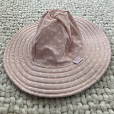 Ruffle Butts Baby's Wide Brim UPF 50 Sun Hat Size 0-12M Water Resistant
