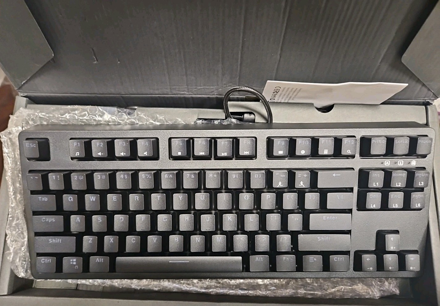 AUKEY KM-G14 Mechanical Gaming Keyboard 87-Key TKL LED Backl