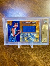 2015-16 Gold Standard Karl Anthony Towns RC Auto Patch /49 BGS 9.5 ROOKIE MINT
