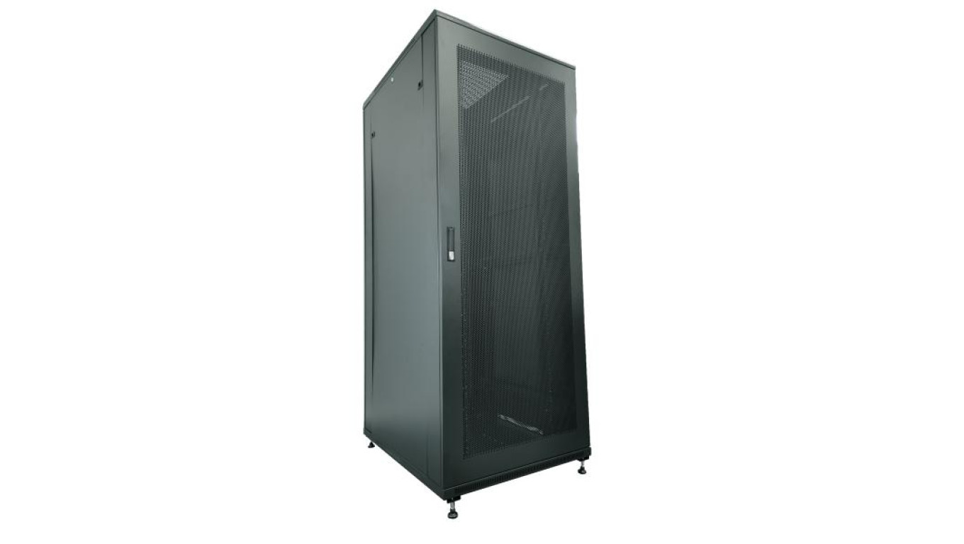 42U server rack 600x1000, steel front door perforated, steel rear door pe /T2UK