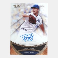 Danny Duffy ⚾ 2017 Topps Tier One Prime Performers Auto 202/300