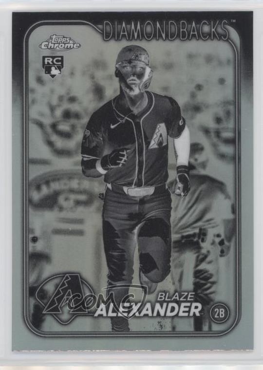 2024 Topps Chrome Update Negative Refractor Blaze Alexander #USC53 0bt4