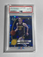 2024 Bowman University Chrome Sapphire SYLA SWORDS #65 PSA 10