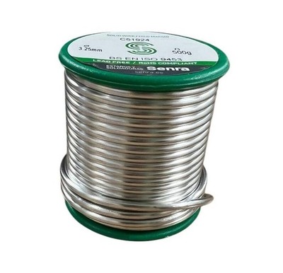 Bleifreier Lötdraht Zinn Flussmittelkern 250g 500g Rollen 3,25mm ROHS KONFORM
